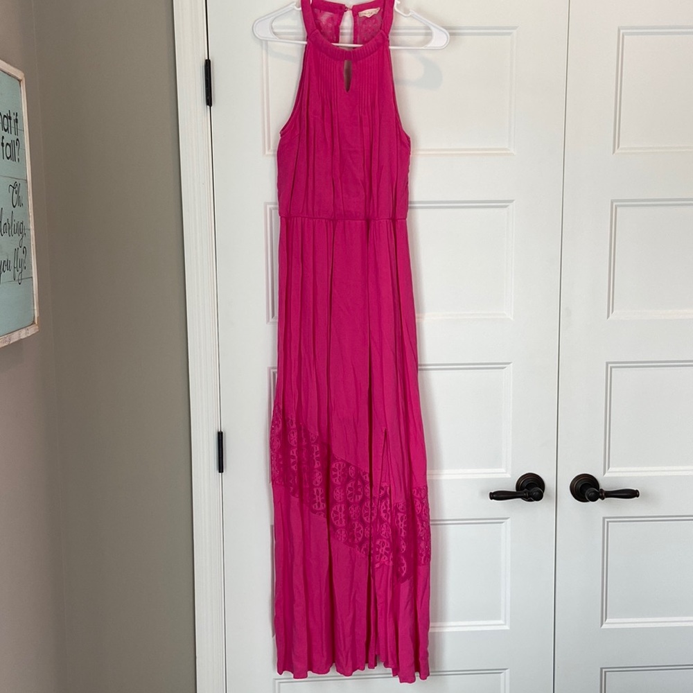 Altar’d State Women’s Medium Pink Maxi Dress